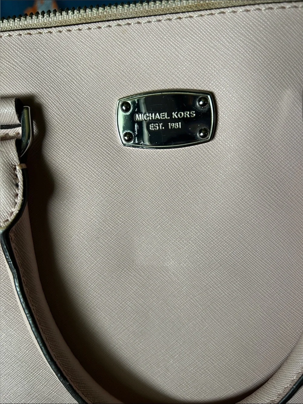 Michael Kors Blush Dome Satchel with Detachable Strap